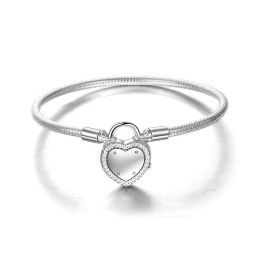 Heart Lock Bracelet